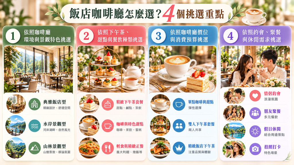 飯店咖啡廳怎麼選4個挑選重點